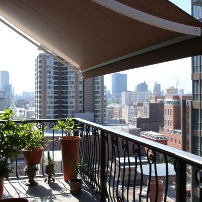 Jak osłonić balkon w bloku od słońca